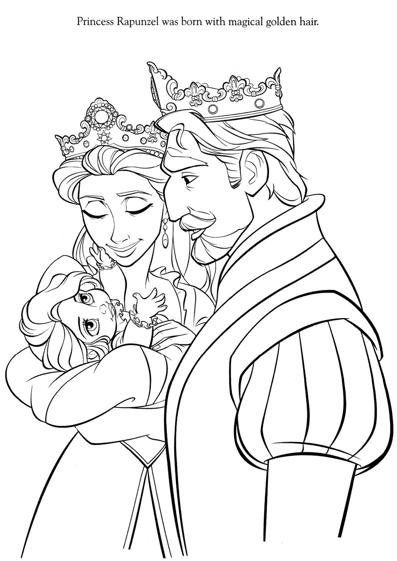 rapunzel coloring pages
