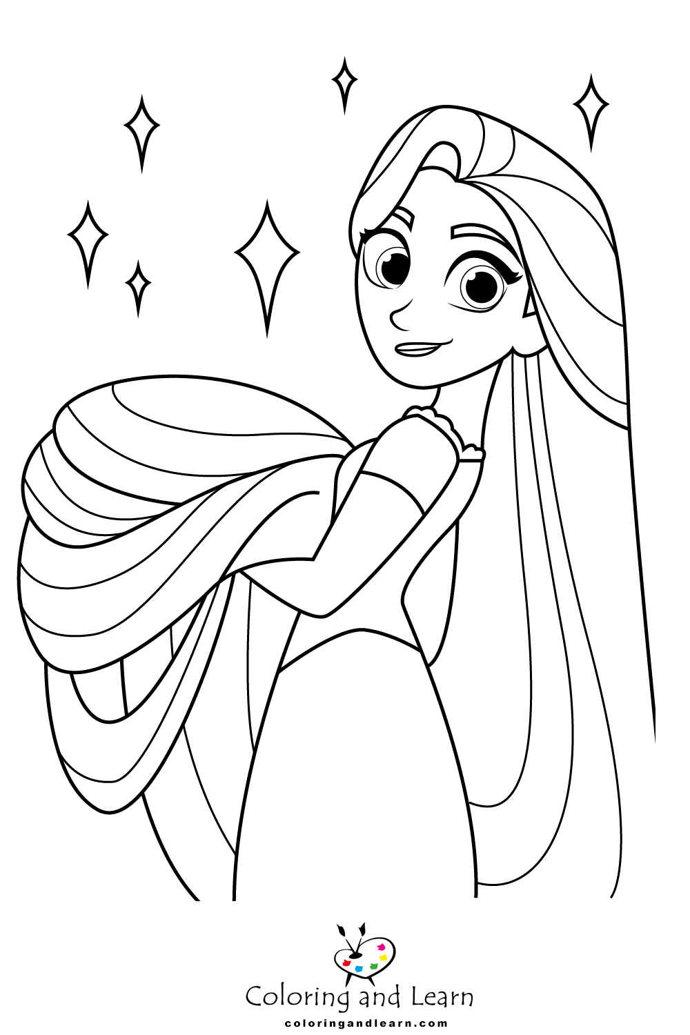 Rapunzel Coloring Pages FREE 2025 Coloring And Learn Rapunzel Coloring Pages FREE 2025 Coloring And Learn