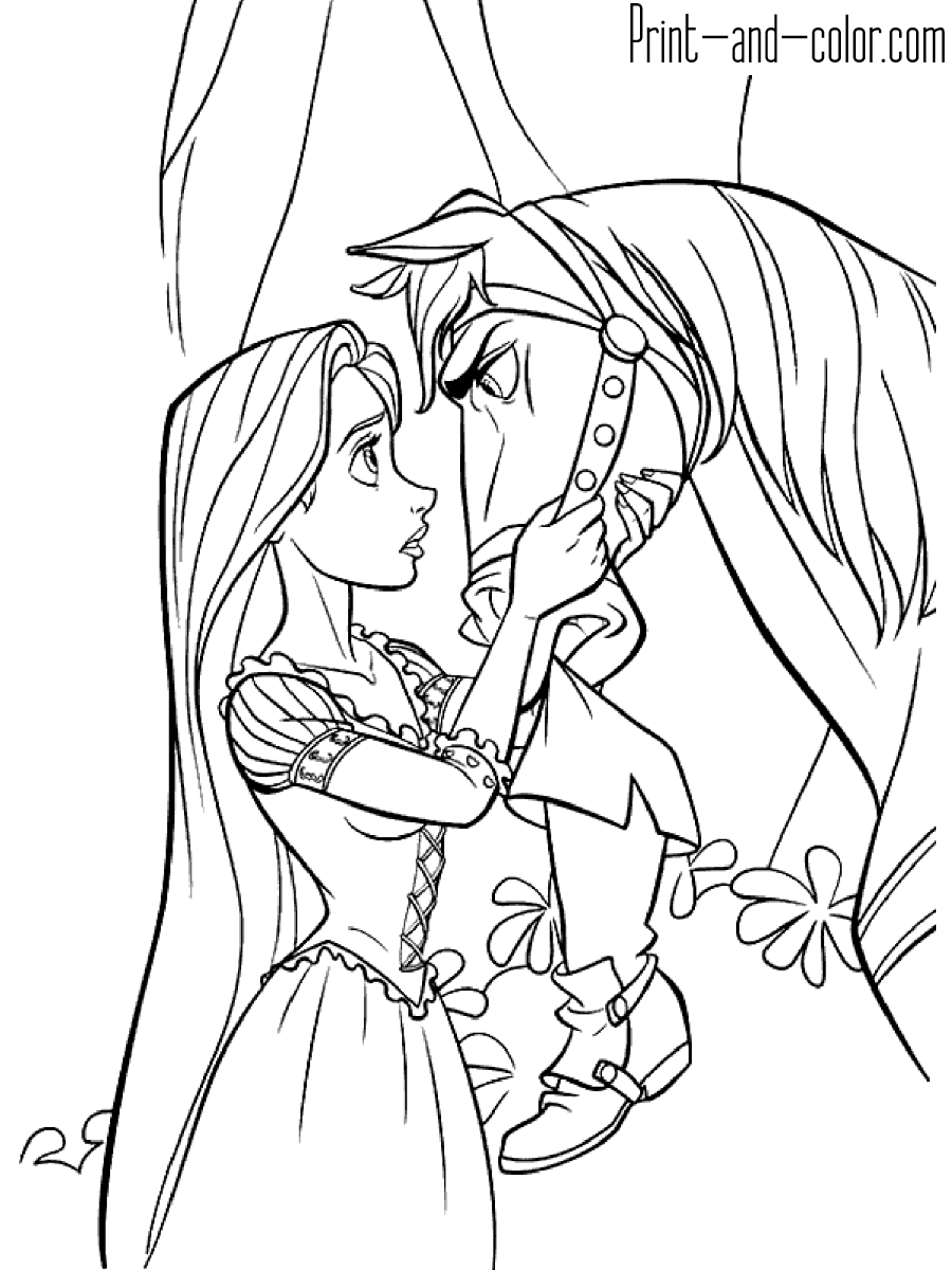 Rapunzel Coloring Pages Print And Color