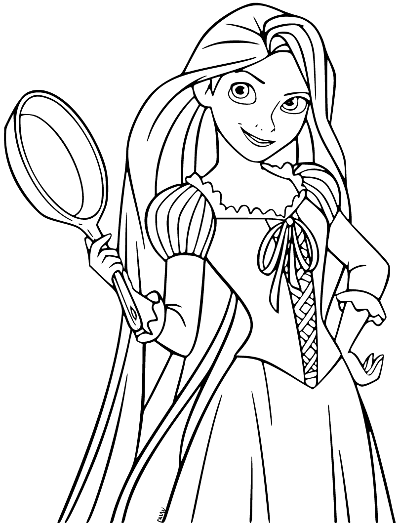 coloring pictures of rapunzel coloring pictures of rapunzel