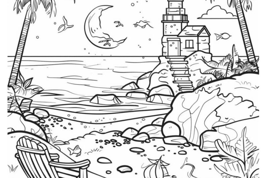 Realistic Ocean Coloring Pages Discover The Wonders Of Marine Life