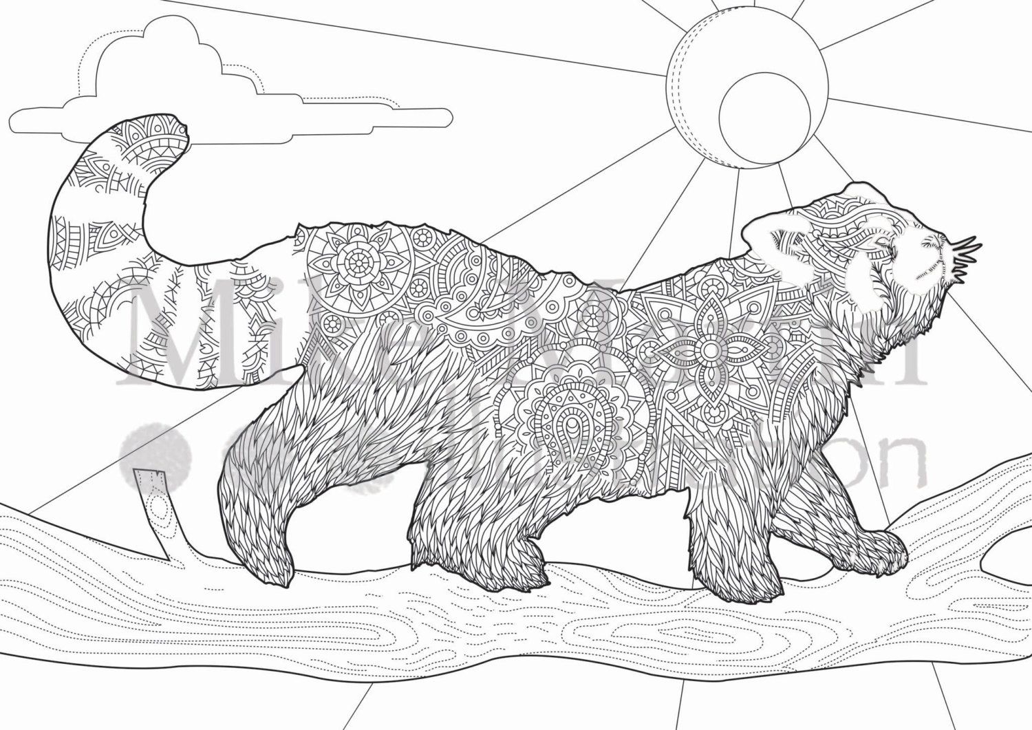 Realistic Panda Coloring Pages Coloring Pages