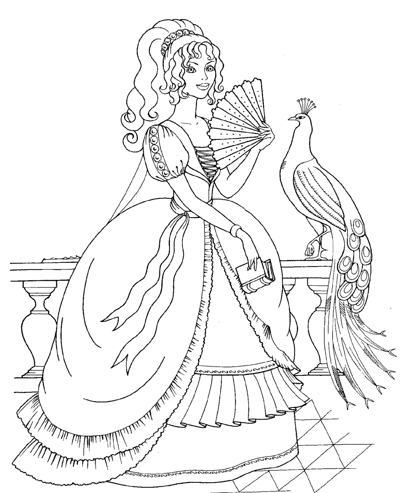 Realistic Princess Coloring Pages At GetColorings Free Printable 