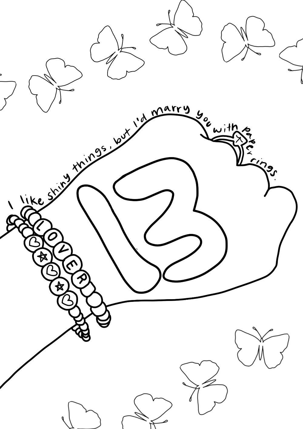 Realistic Taylor Swift Coloring Page Taylor Swift The Eras Tour 