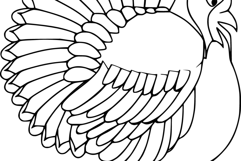 Realistic Turkey Coloring Pages 15 Free Printables ColoringAll
