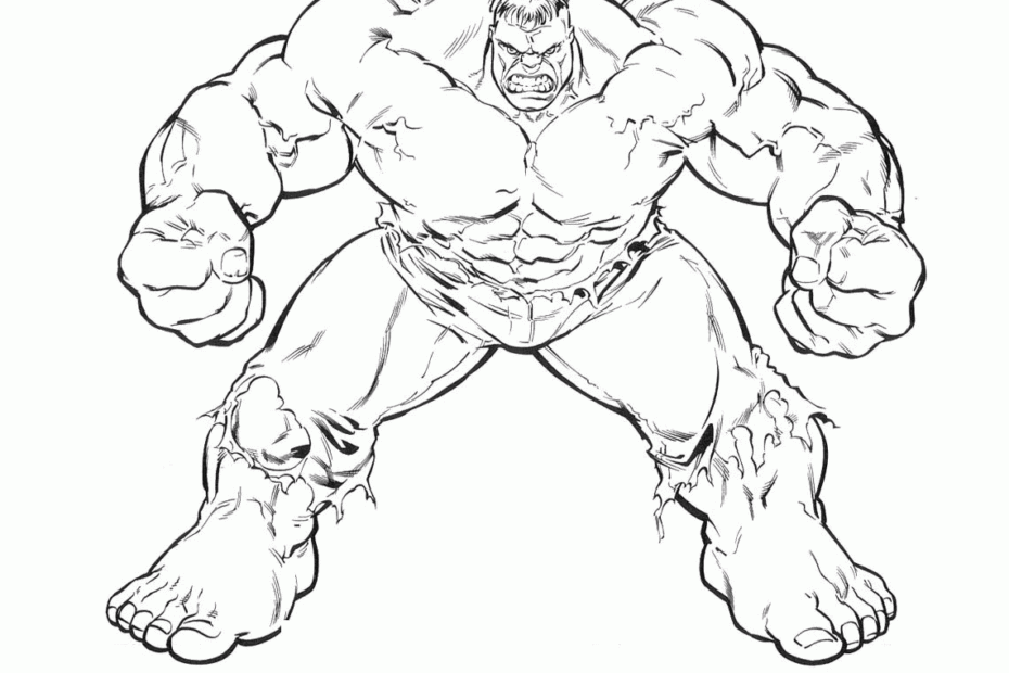 Red Hulk Coloring Pages Coloring Home