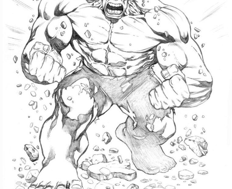 Red Hulk Coloring Pages Coloring Home