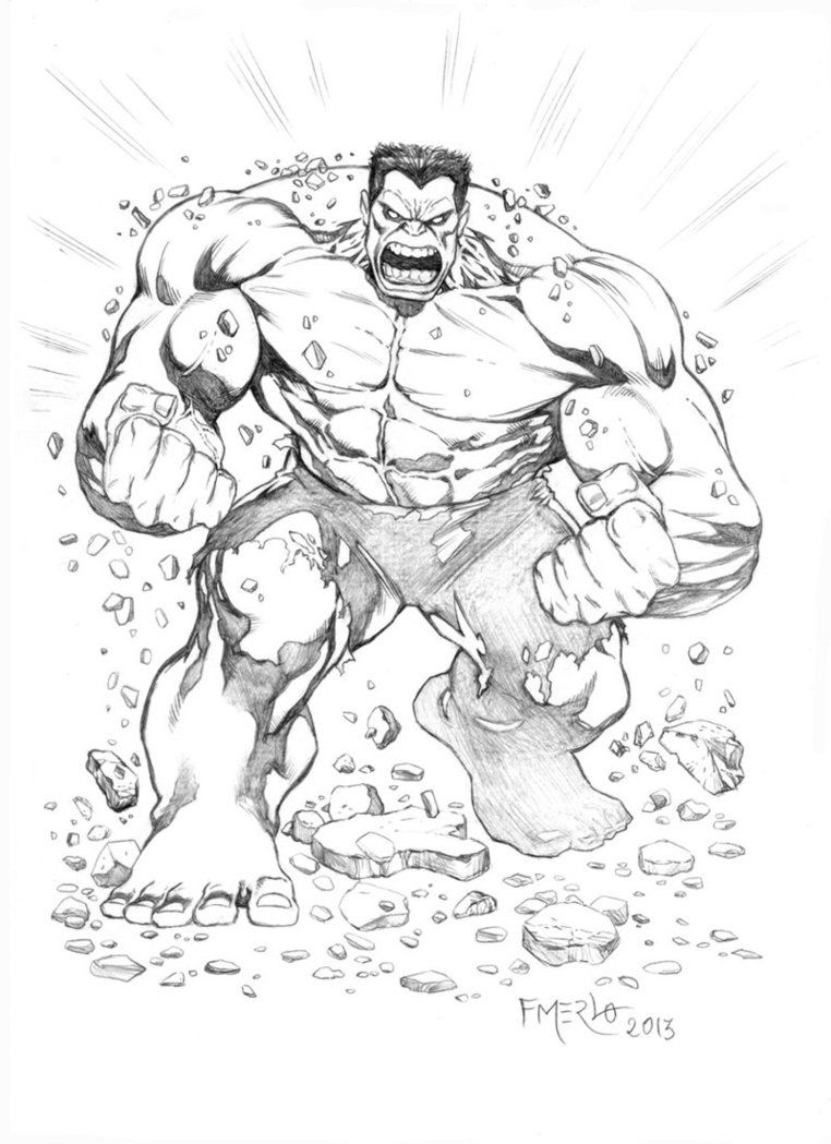 Red Hulk Coloring Pages Coloring Home