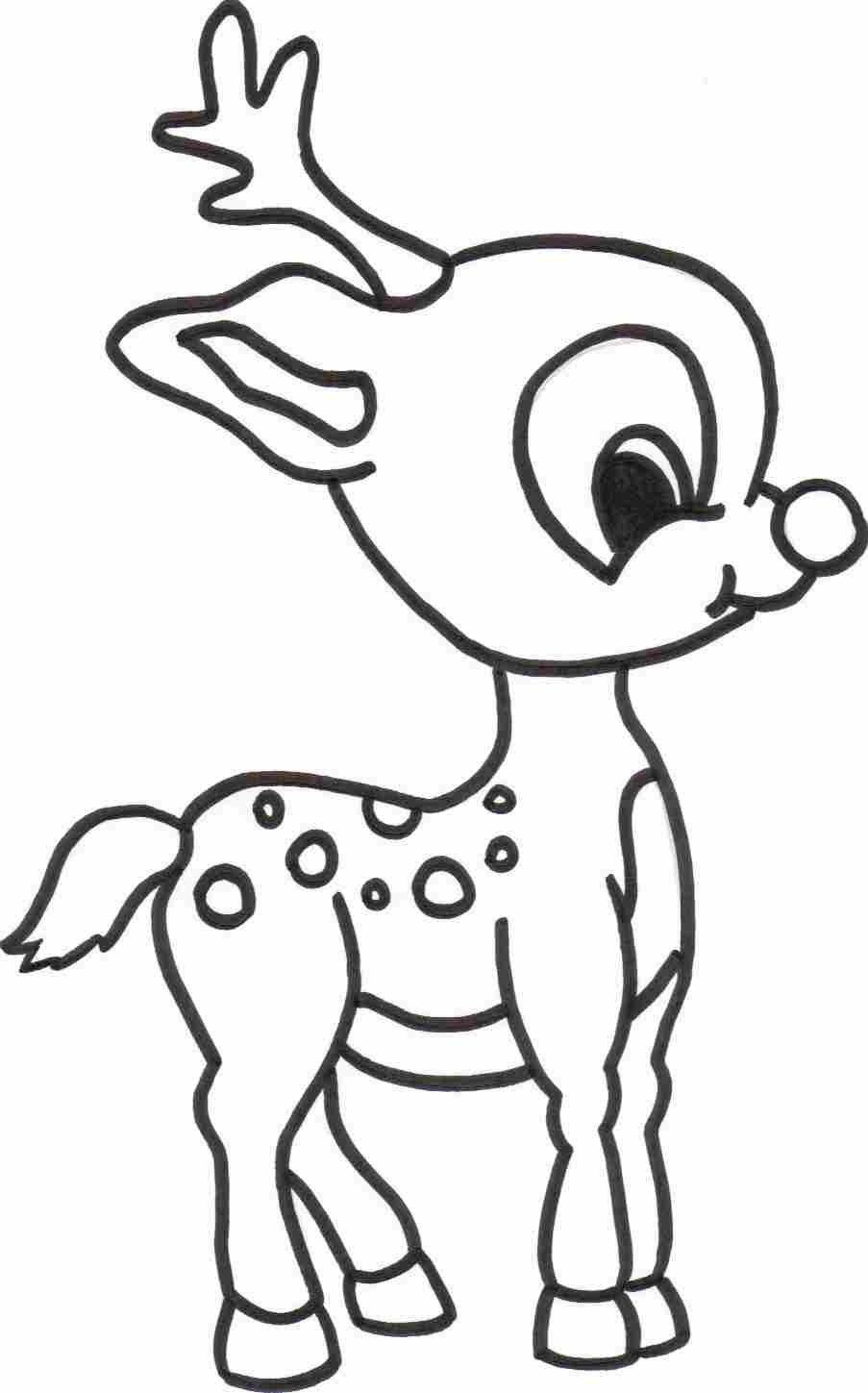 Reindeer Color Pages Printable Reindeer Coloring Pages To Download And Reindeer Color Pages Printable Reindeer Coloring Pages To Download And