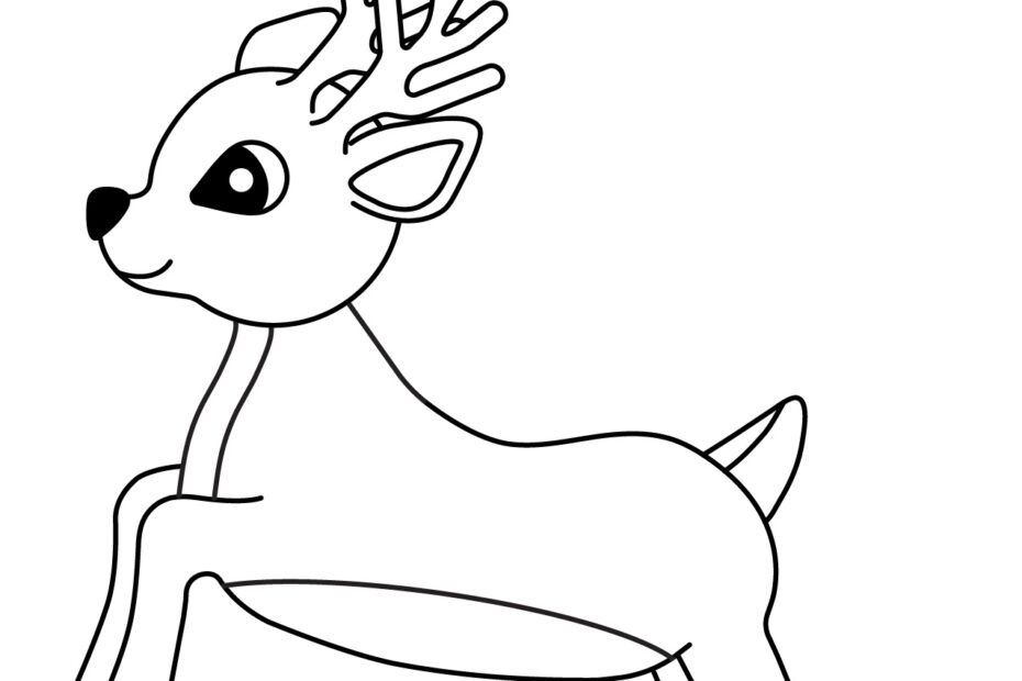 Reindeer Coloring Pages 30 FREE Printable Pages Printabulls