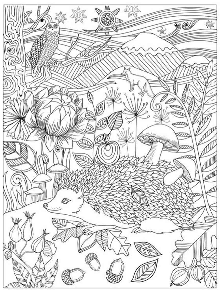 Relaxing Coloring Pages