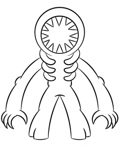 Roblox Character Coloring Page Doors