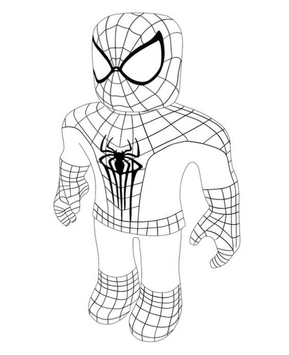 free Roblox colouring pages