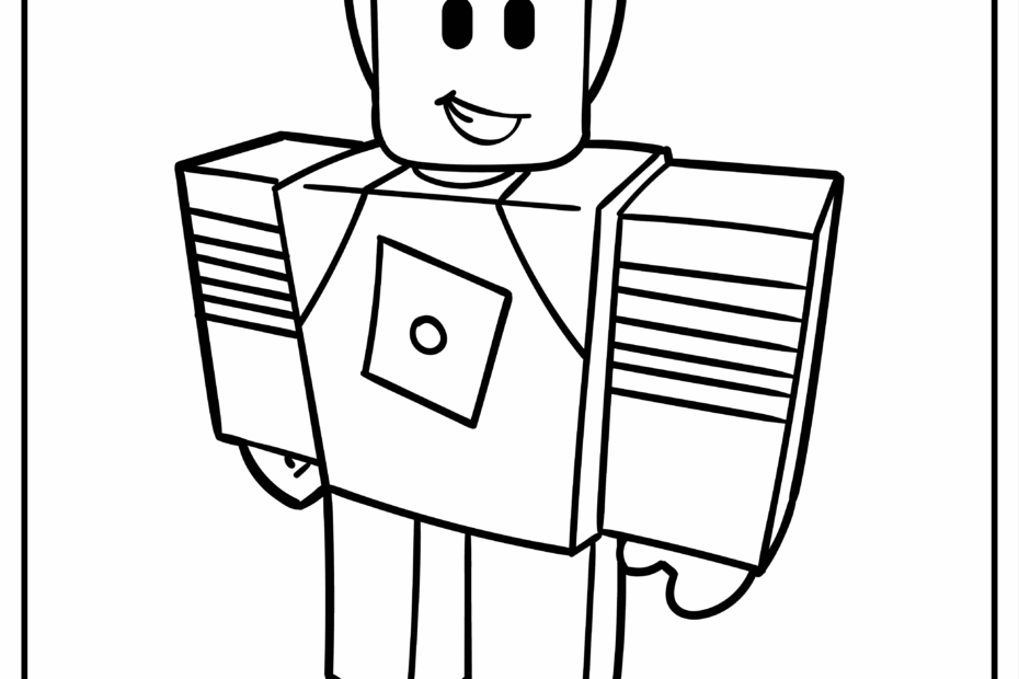 Roblox Colouring Pages Free Printable Pdf Infoupdate