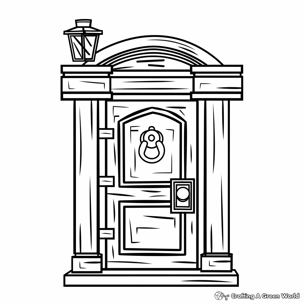 Roblox Doors Colouring Pages Free Infoupdate