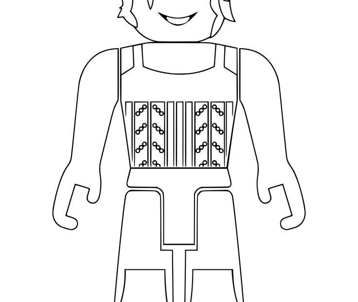 Roblox Girl Character Coloring Pages