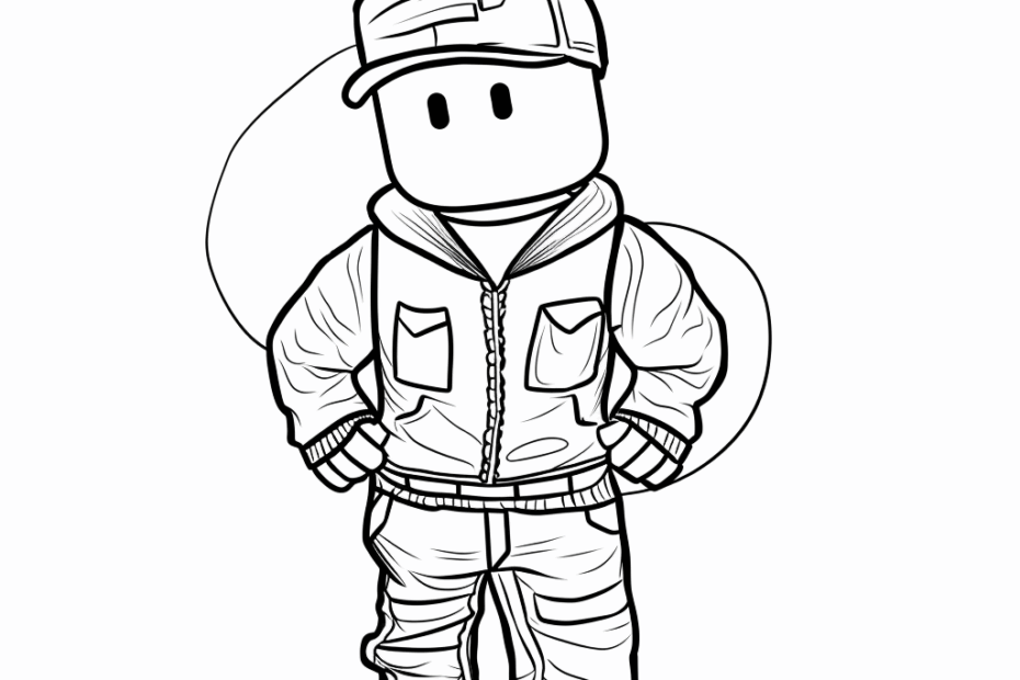 Roblox Noob Free Coloring Pages Infoupdate