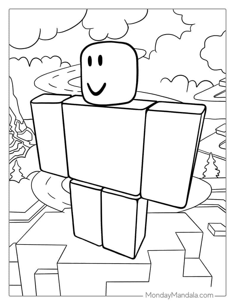Roblox Noob Free Coloring Pages Infoupdate Roblox Noob Free Coloring Pages Infoupdate