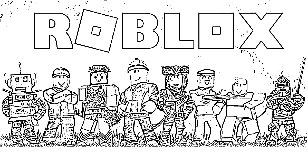 Roblox Team Coloring Pages Coloring Cool