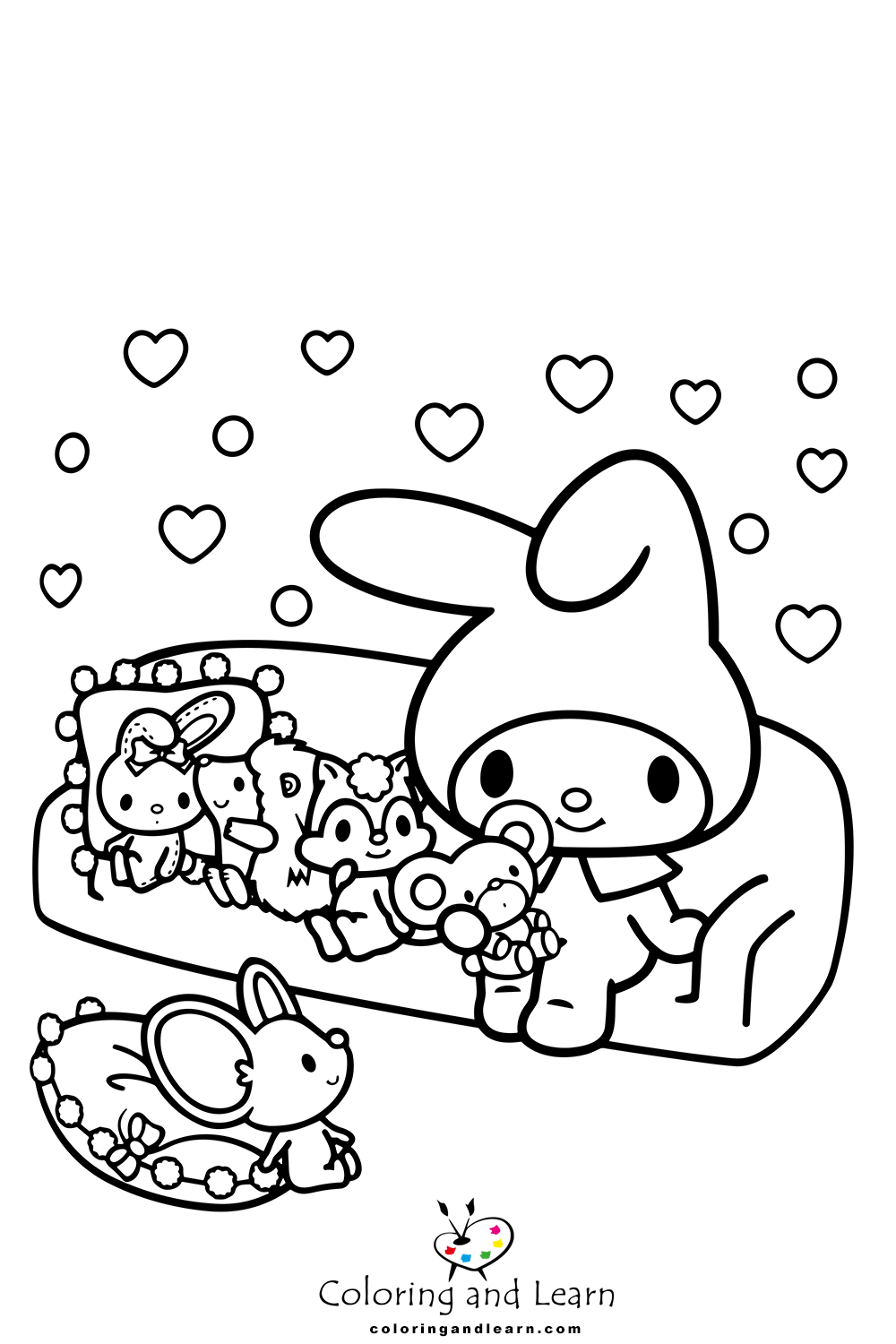 Sanrio coloring pages adult Sanrio coloring pages adult