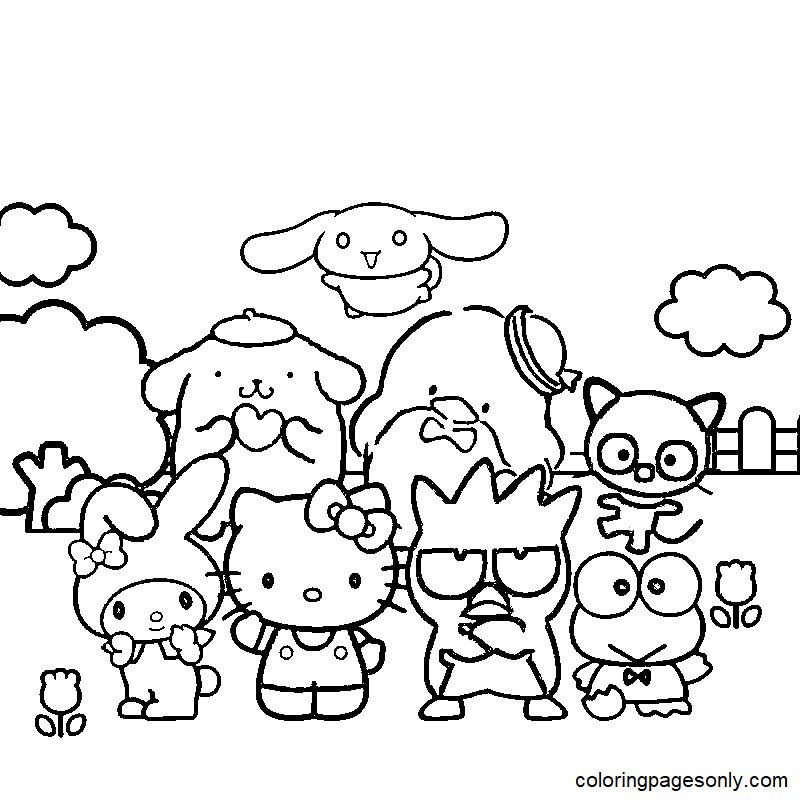 Sanrio Free Printable Coloring Page Free Printable Coloring Pages Sanrio Free Printable Coloring Page Free Printable Coloring Pages