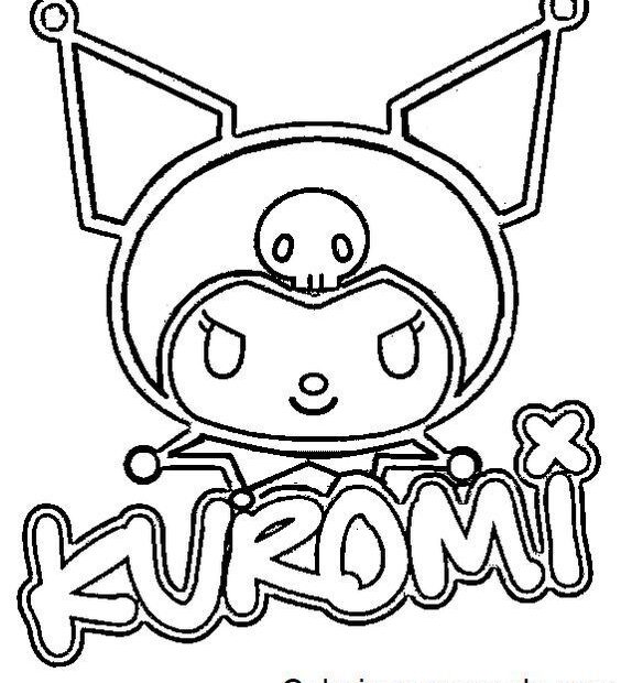 Sanrio Kuromi Coloring Page Free Printable Coloring Pages Coloring