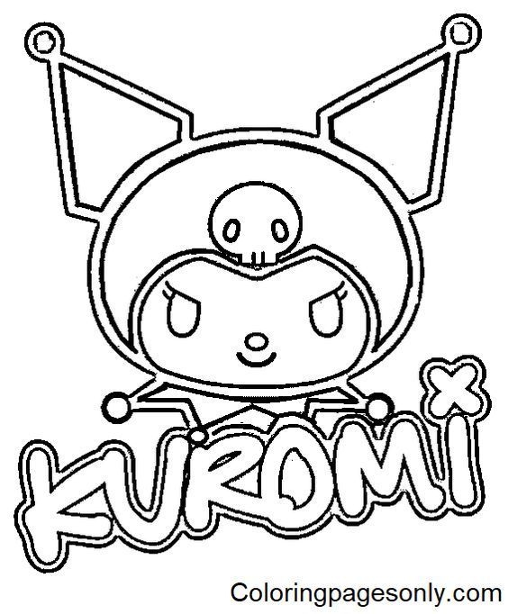 Sanrio Kuromi Coloring Page Free Printable Coloring Pages Coloring 