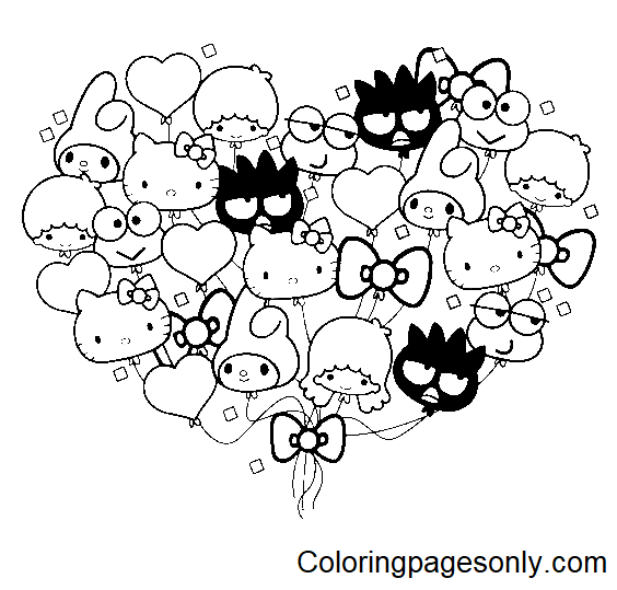 Sanrio Printable Coloring Pages Sanrio Characters Coloring Pages Sanrio Printable Coloring Pages Sanrio Characters Coloring Pages