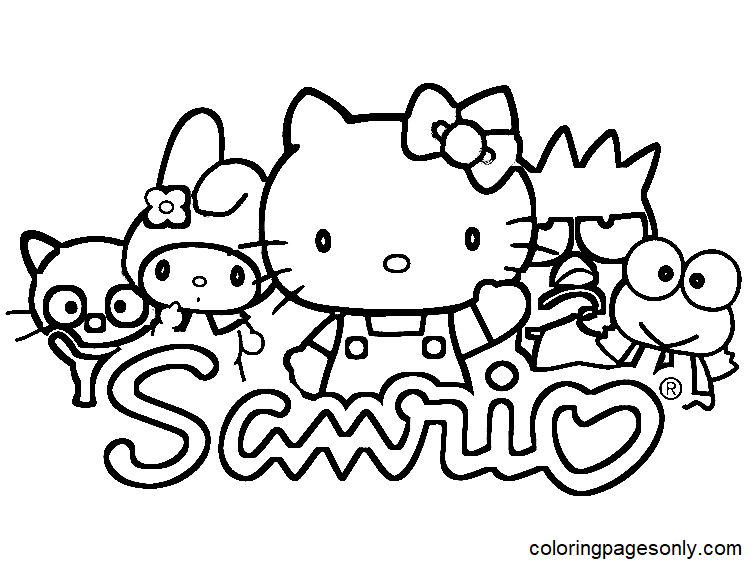 Sanrio Printable Coloring Pages Sanrio Characters Coloring Pages Sanrio Printable Coloring Pages Sanrio Characters Coloring Pages