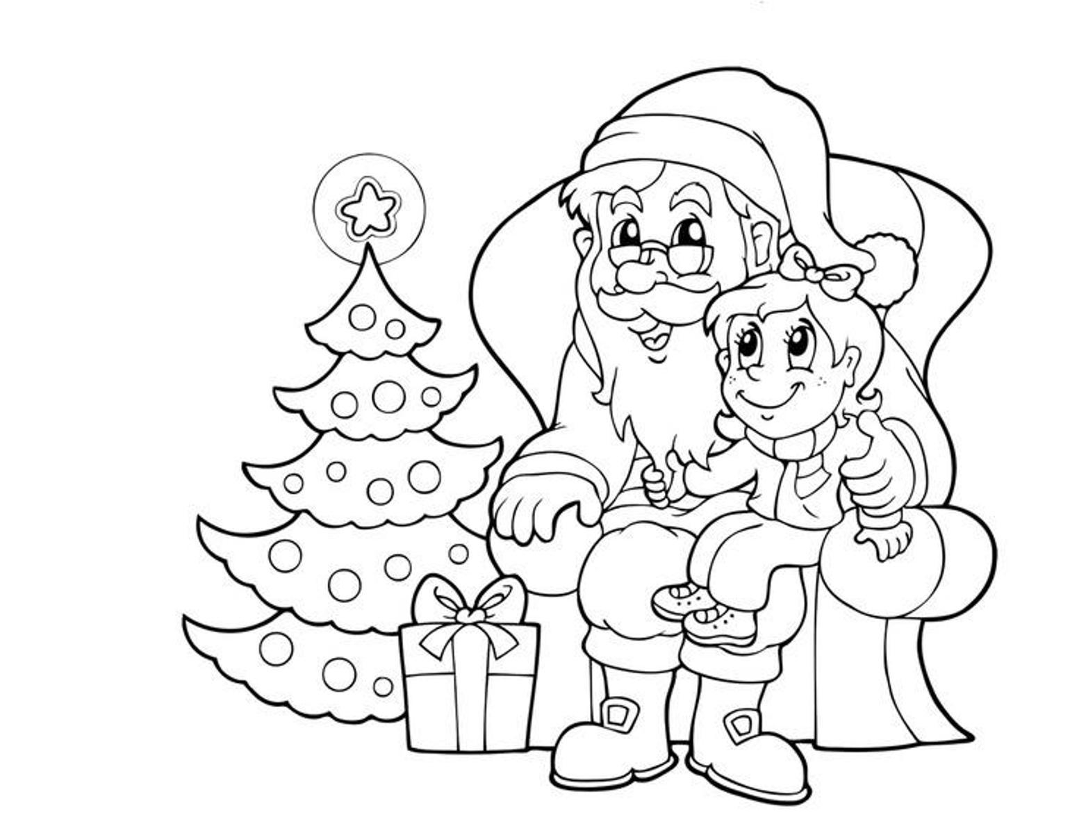 santa claus drawing to color santa claus drawing to color