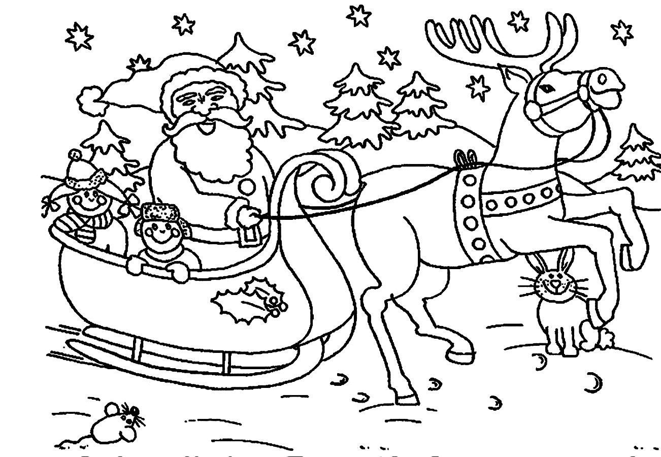 Santa Claus Sleigh Drawing At PaintingValley Explore Collection Santa Claus Sleigh Drawing At PaintingValley Explore Collection