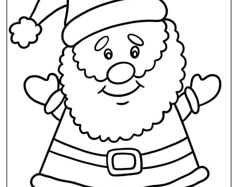 Santa Letter Coloring Pages Coloring Nation