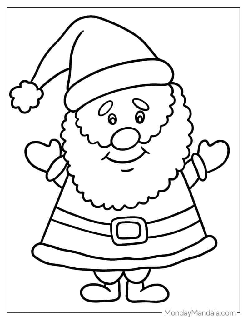 Santa Letter Coloring Pages Coloring Nation