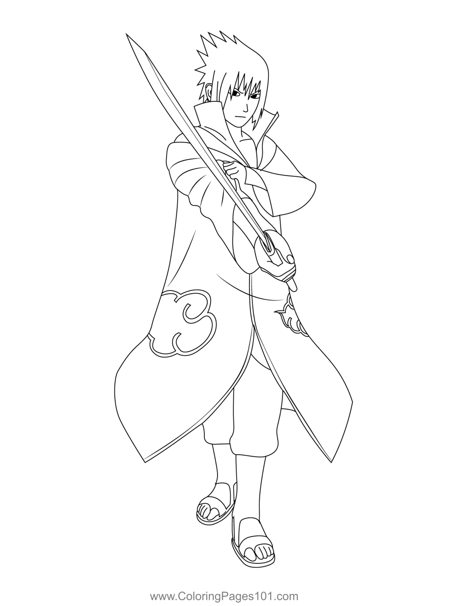 Sasuke Uchiha Coloring Page For Kids Free Naruto Printable Coloring Sasuke Uchiha Coloring Page For Kids Free Naruto Printable Coloring