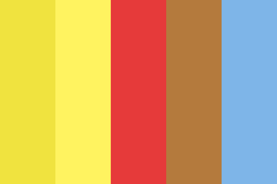 Sbsp Spongebob Color Palette