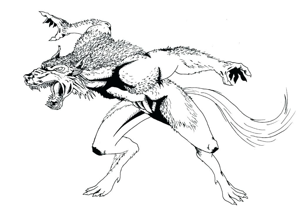 Scary Wolf Coloring Pages At GetColorings Free Printable 