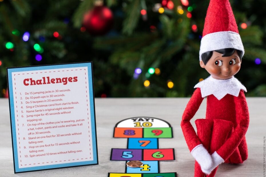 Scout Elf Hopscotch The Elf On The Shelf