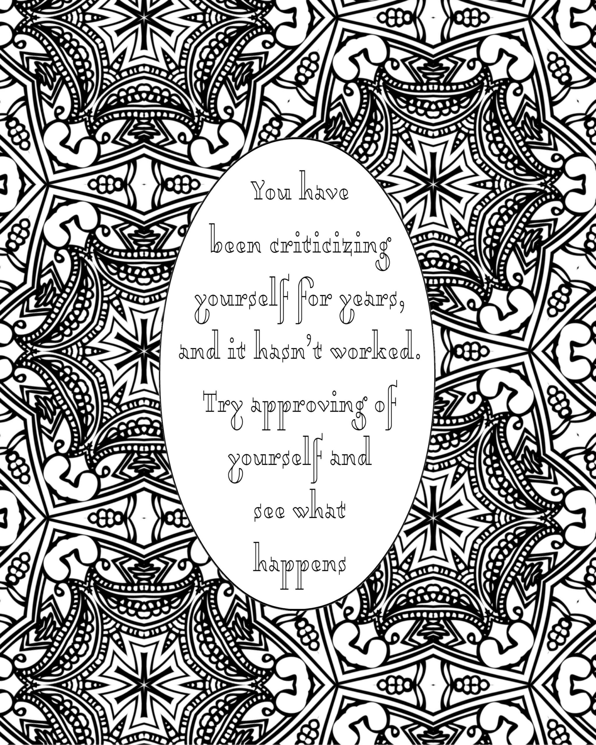 self love coloring pages free