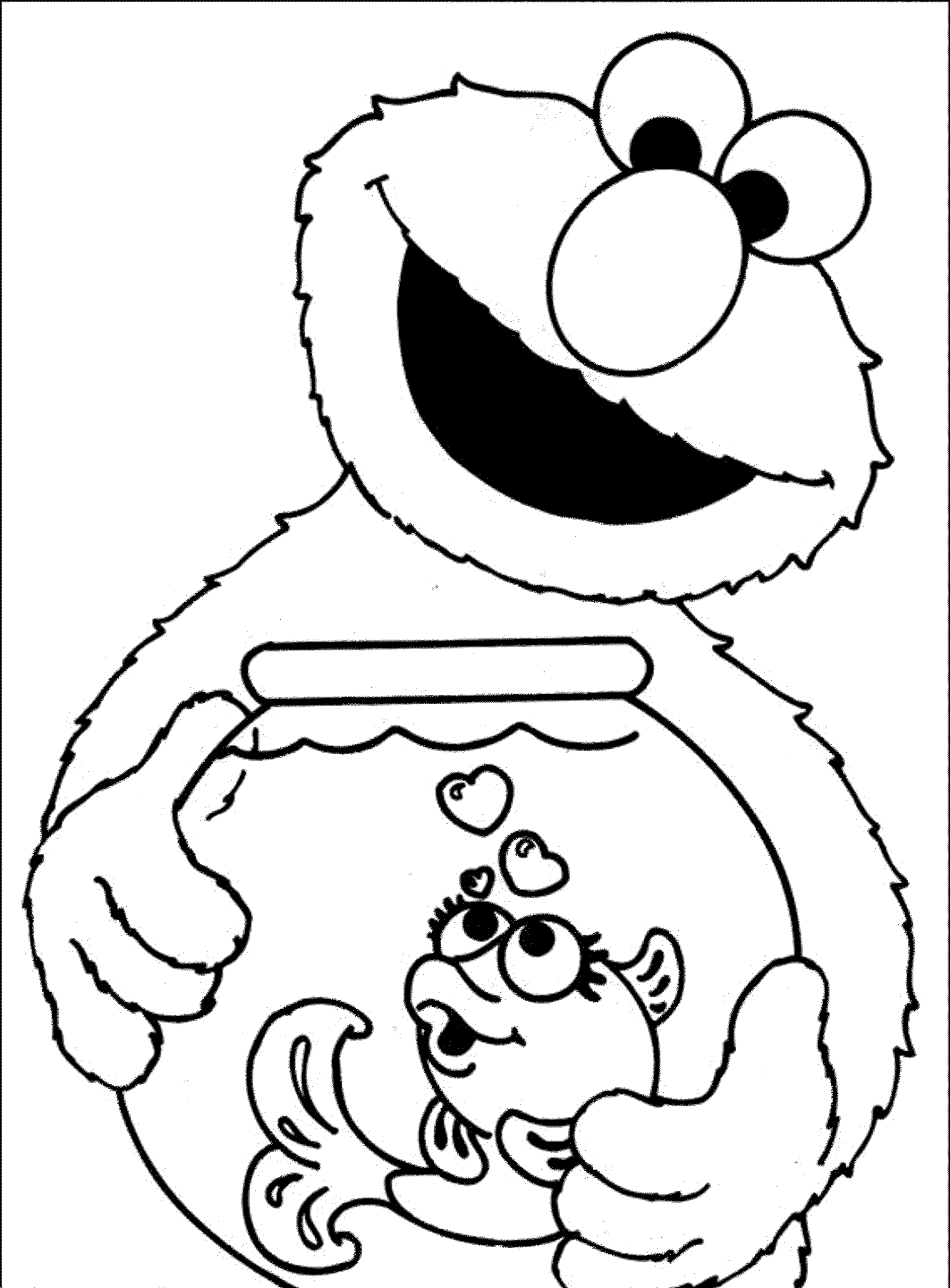 Sesame Street Coloring Pages Elmo Coloring Home Sesame Street Coloring Pages Elmo Coloring Home