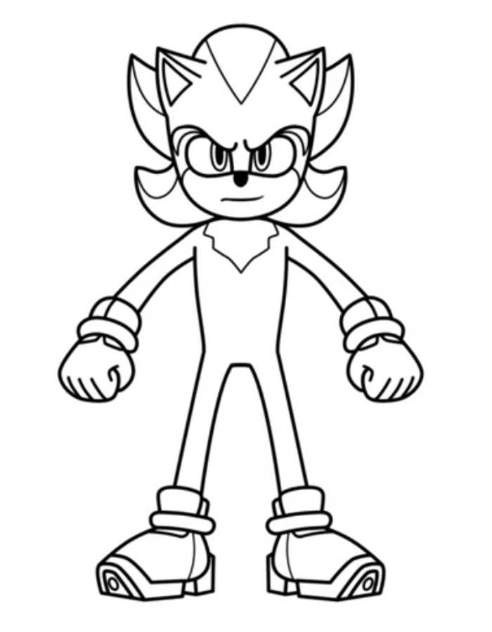 Shadow Sonic Adventure 2 Sonic Coloring Page Kleurboek Shadow Sonic Adventure 2 Sonic Coloring Page Kleurboek