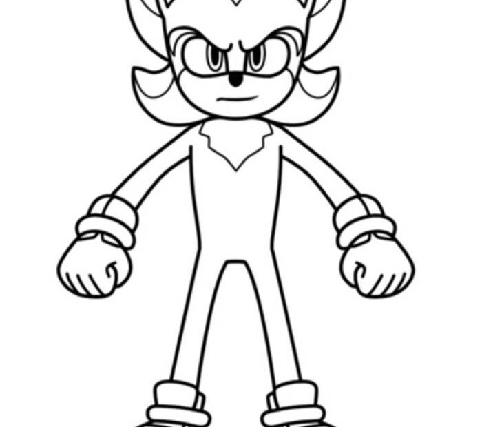 Shadow Sonic Adventure 2 Sonic Coloring Page Kleurboek