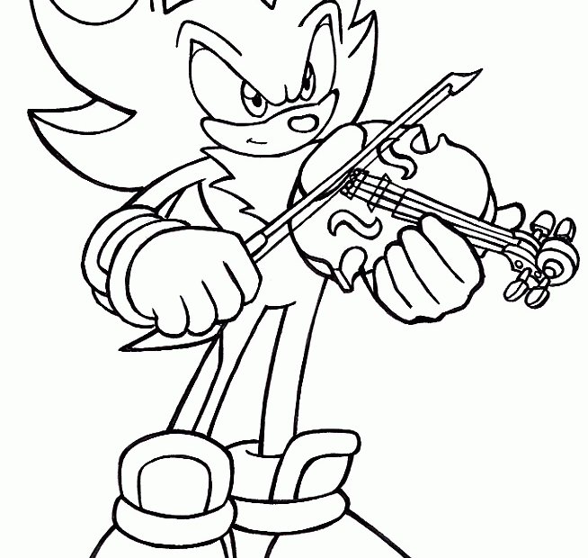 Shadow The Hedgehog Printable