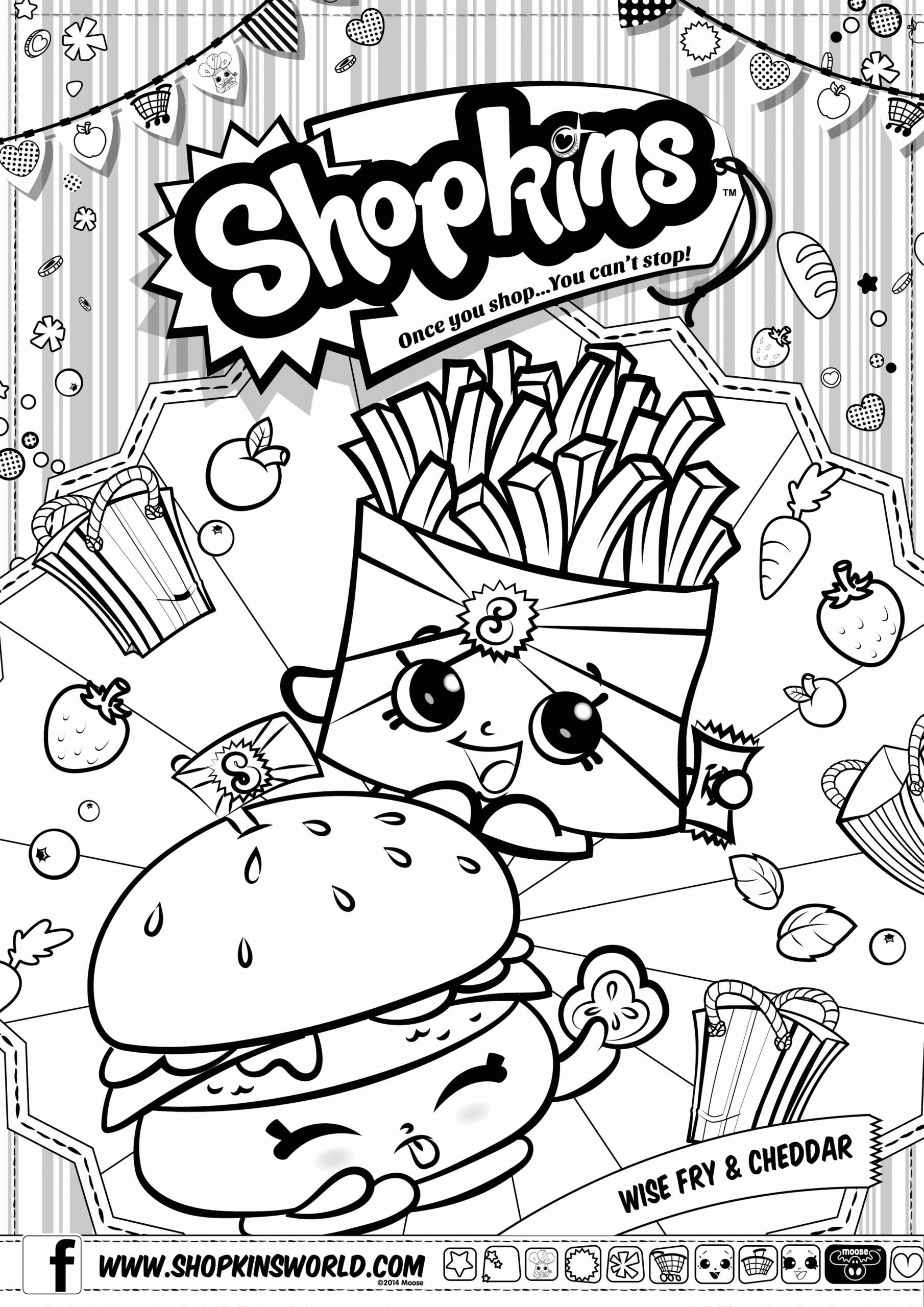 Shopkins Coloring Pages Coloring Home