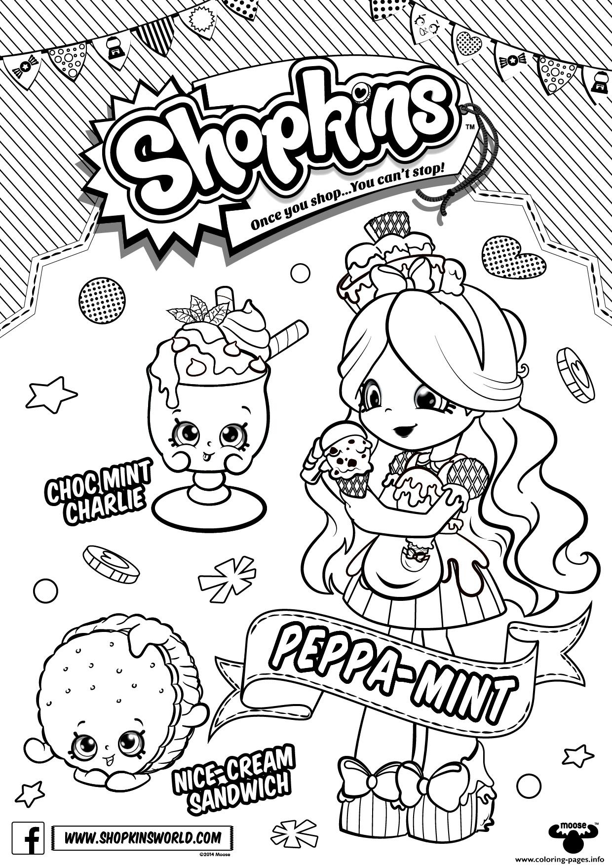 Shopkins Season 6 Chef Club Coloring Pages Printable