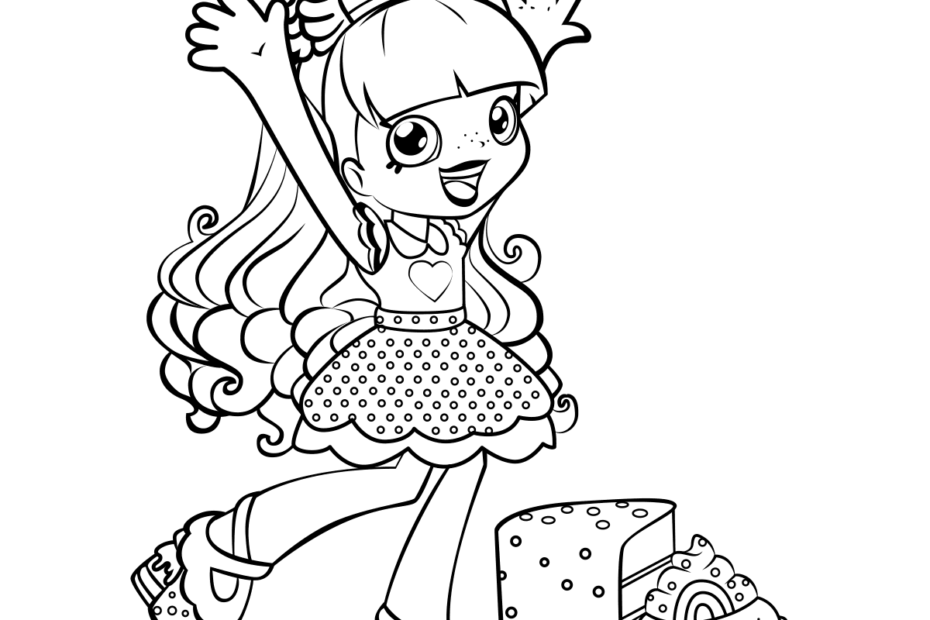 Shopkins Shoppies Coloring Pages Printable