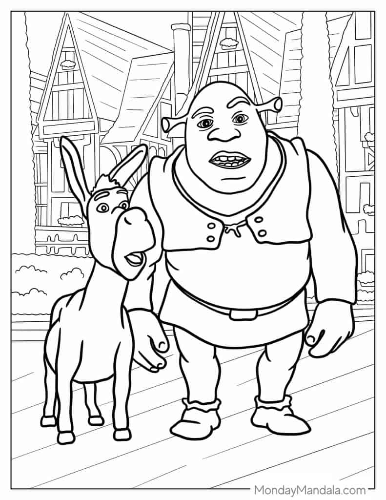 Shrek Coloring Pages Printable Printable Word Searches Porn Sex Picture