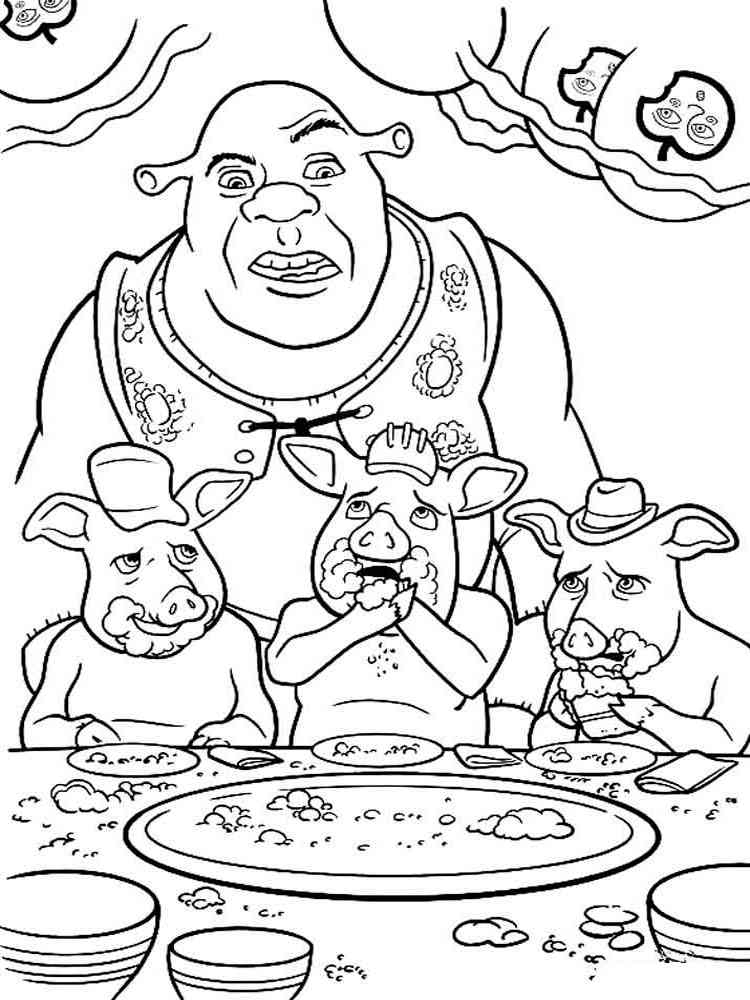 Shrek Coloring Pages