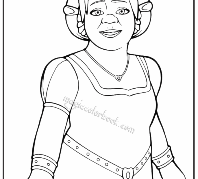 Shrek Face Coloring Pages Team Coloring
