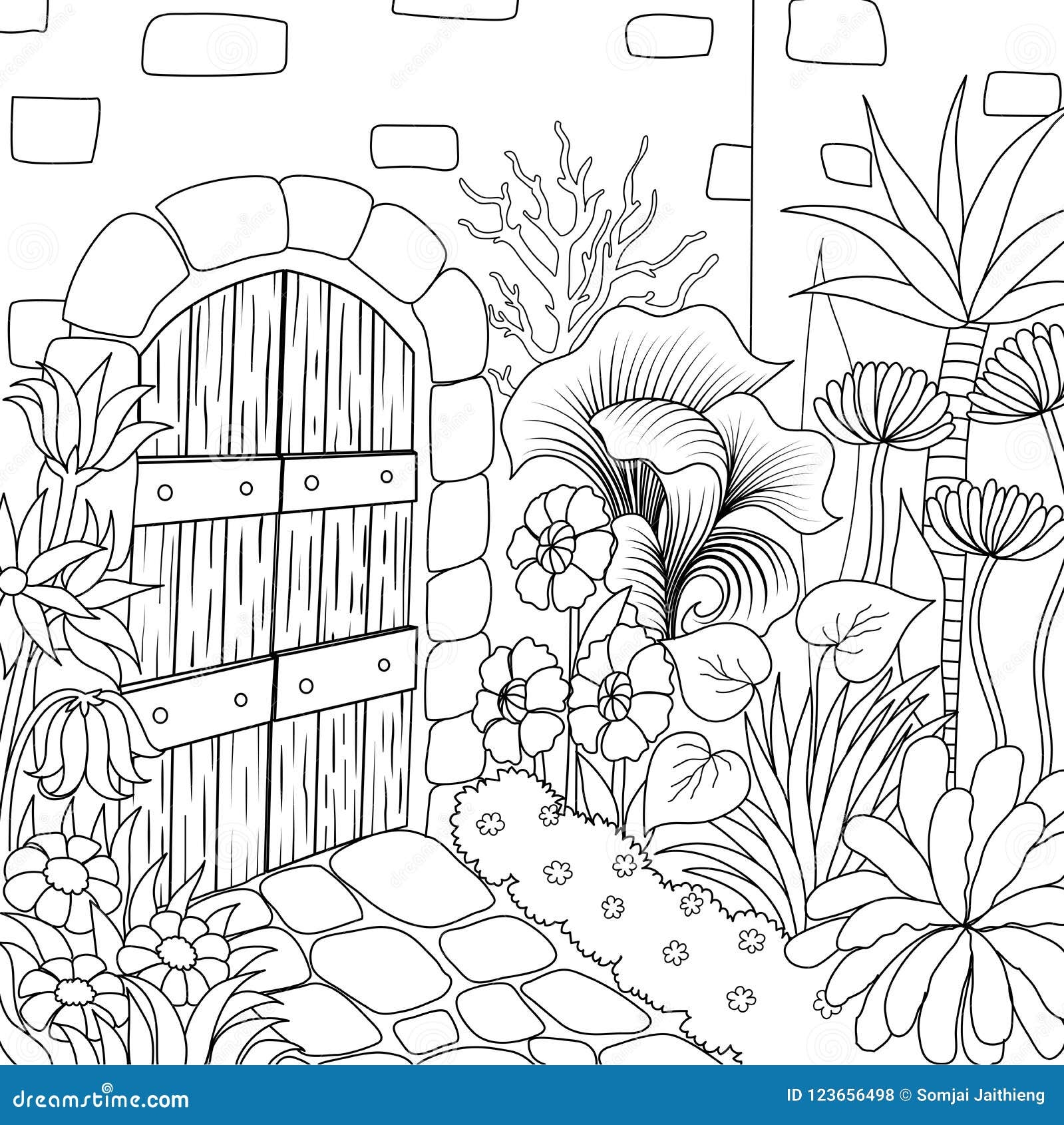 Simple Garden Coloring Pages Coloring Pages Simple Garden Coloring Pages Coloring Pages