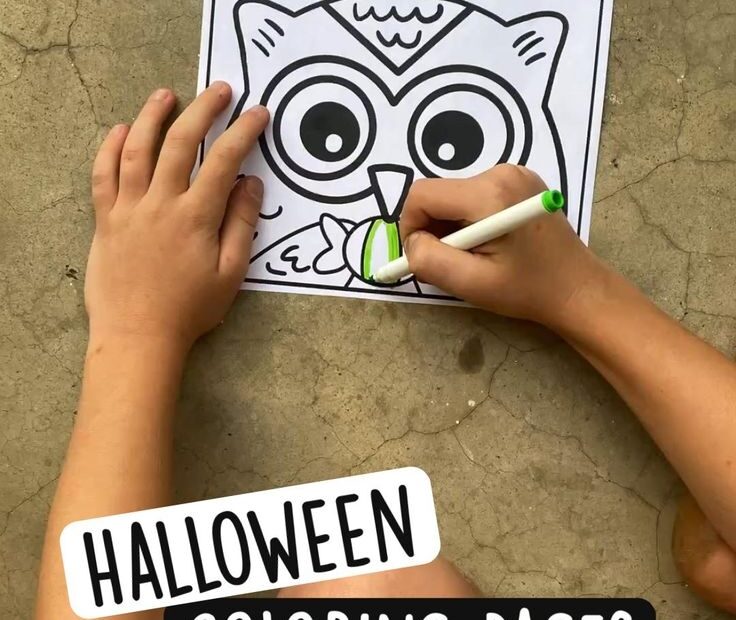 Simple Halloween Coloring Pages In 2022 Halloween Coloring Halloween